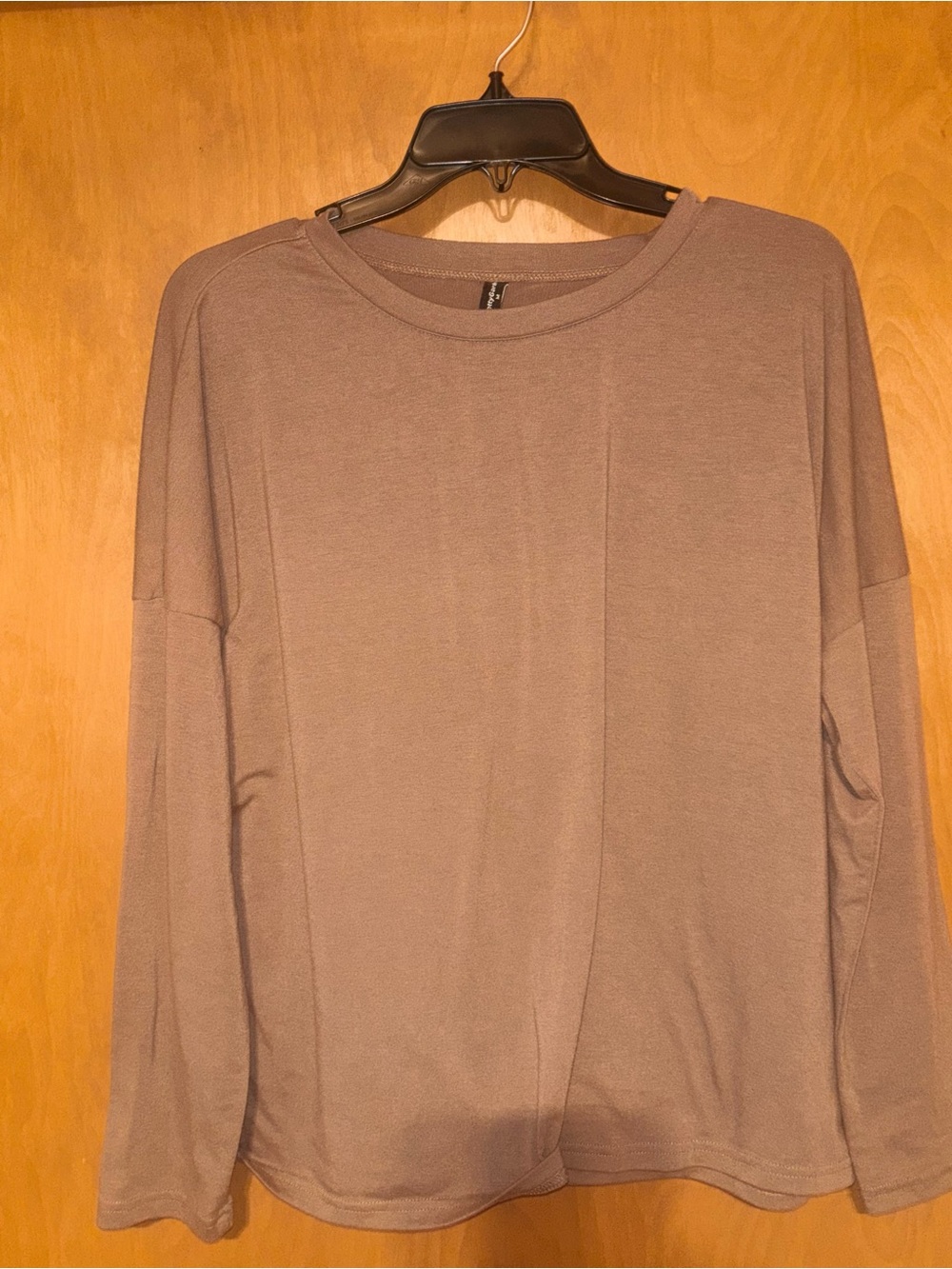 PrettyGarden Mauve Dolman Batwing Sleeve Crewneck Pullover Top - Size Medium